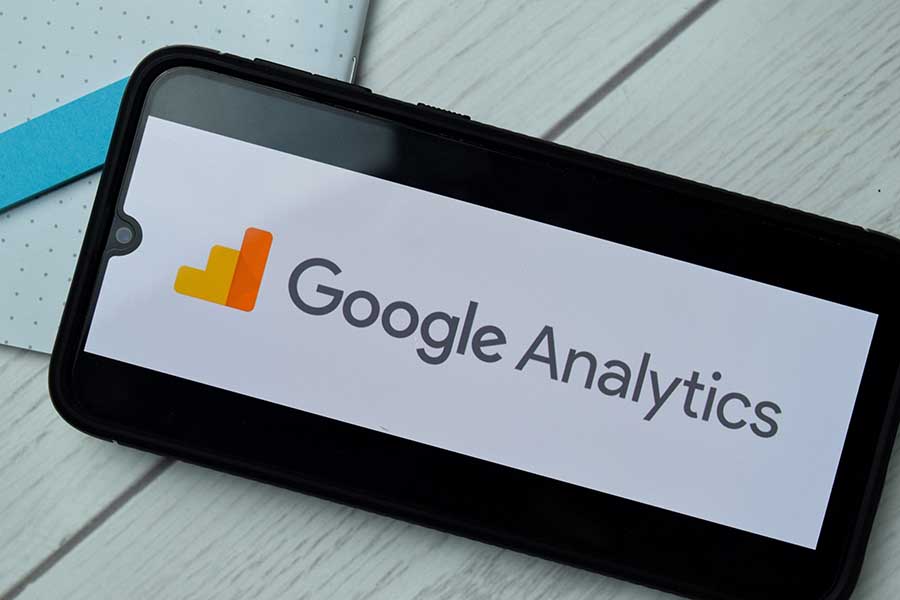 Google Analytics Logo On Screen