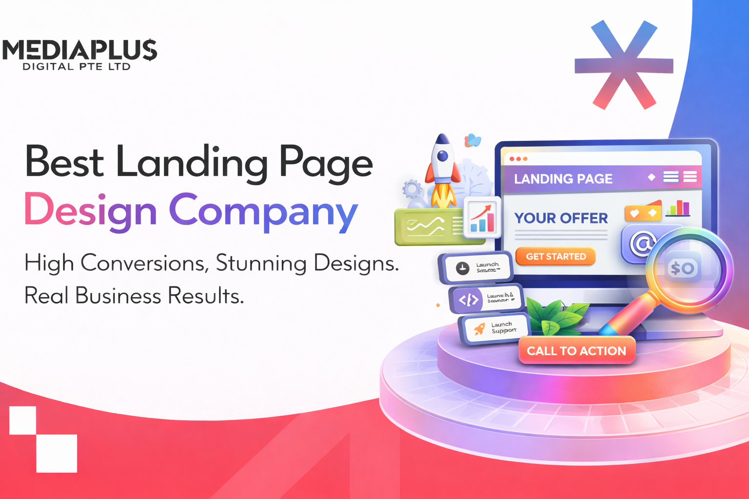 best landing page design company