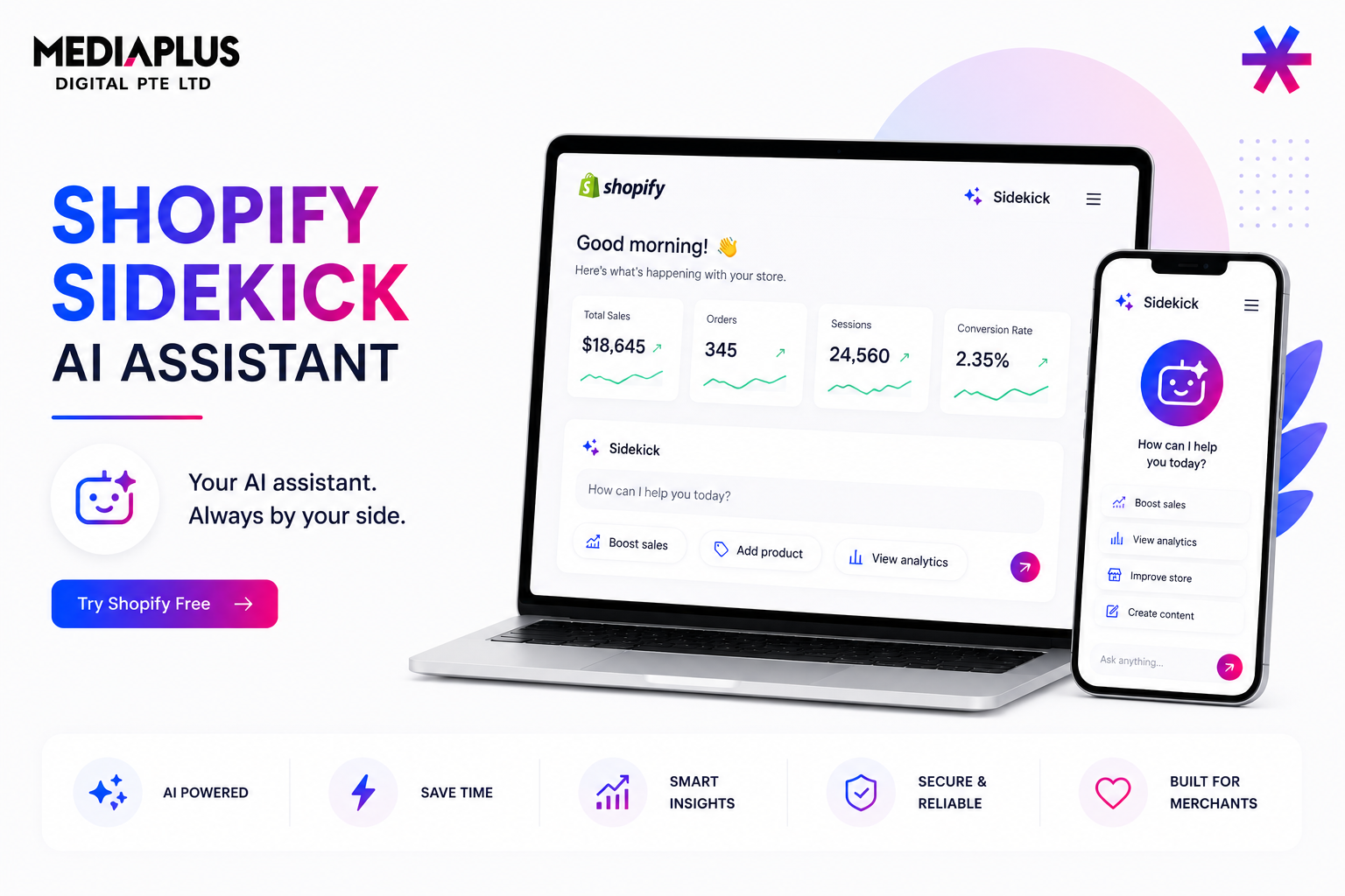 Shopify Sidekick AI Assistant