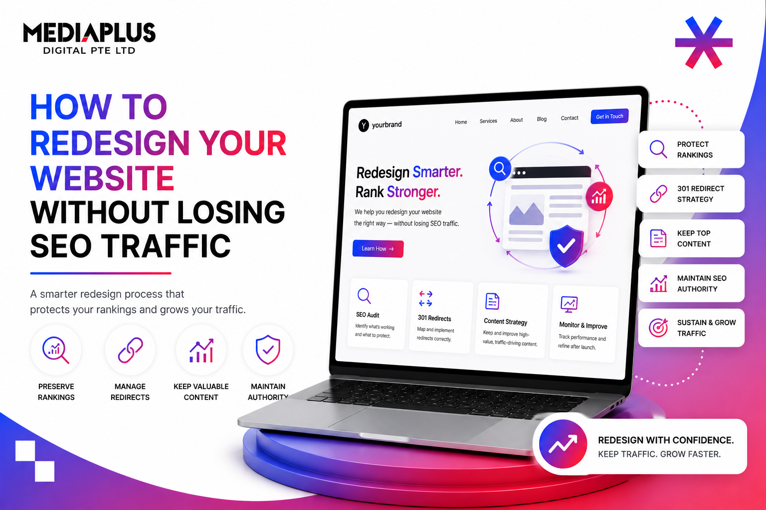 How to Redesign Your Website Without Losing SEO Traffic