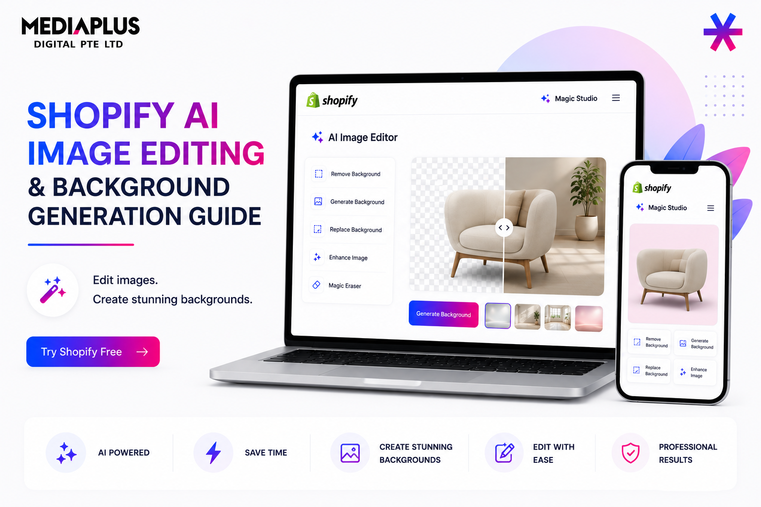 Shopify AI Image Editing and Background Generation Guide