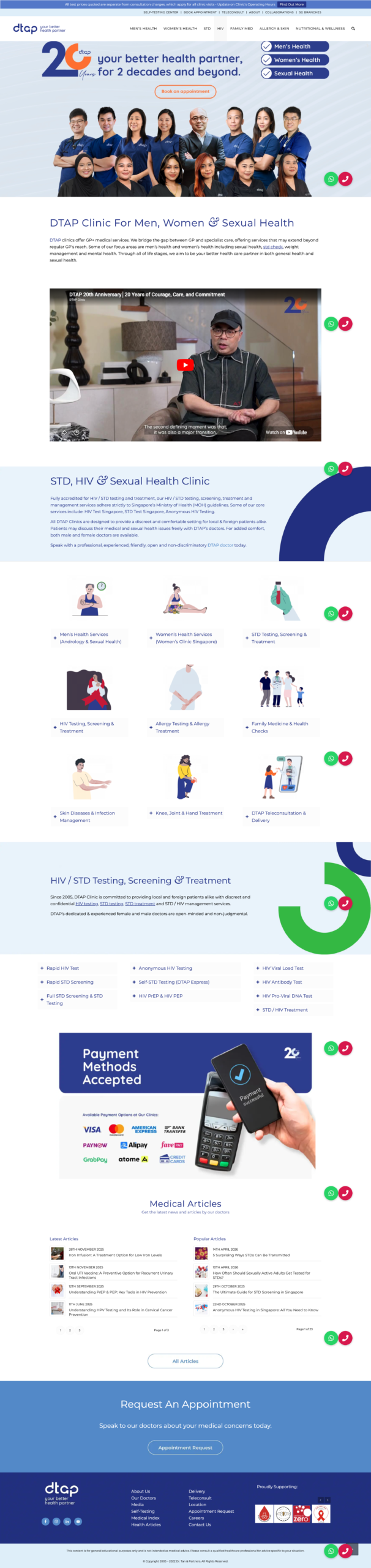 Website Design for Healthcare and Clinics