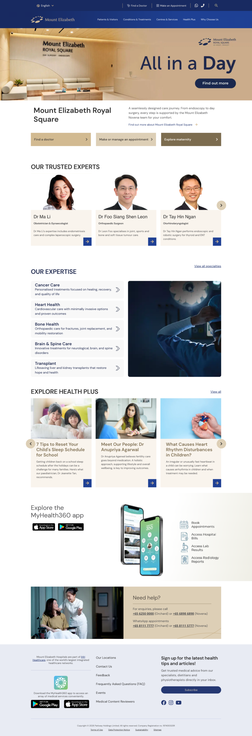 Website Design for Healthcare and Clinics