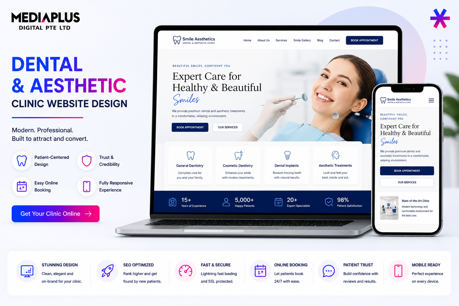 Dental & Aesthetic Clinic Website Design in Singapore