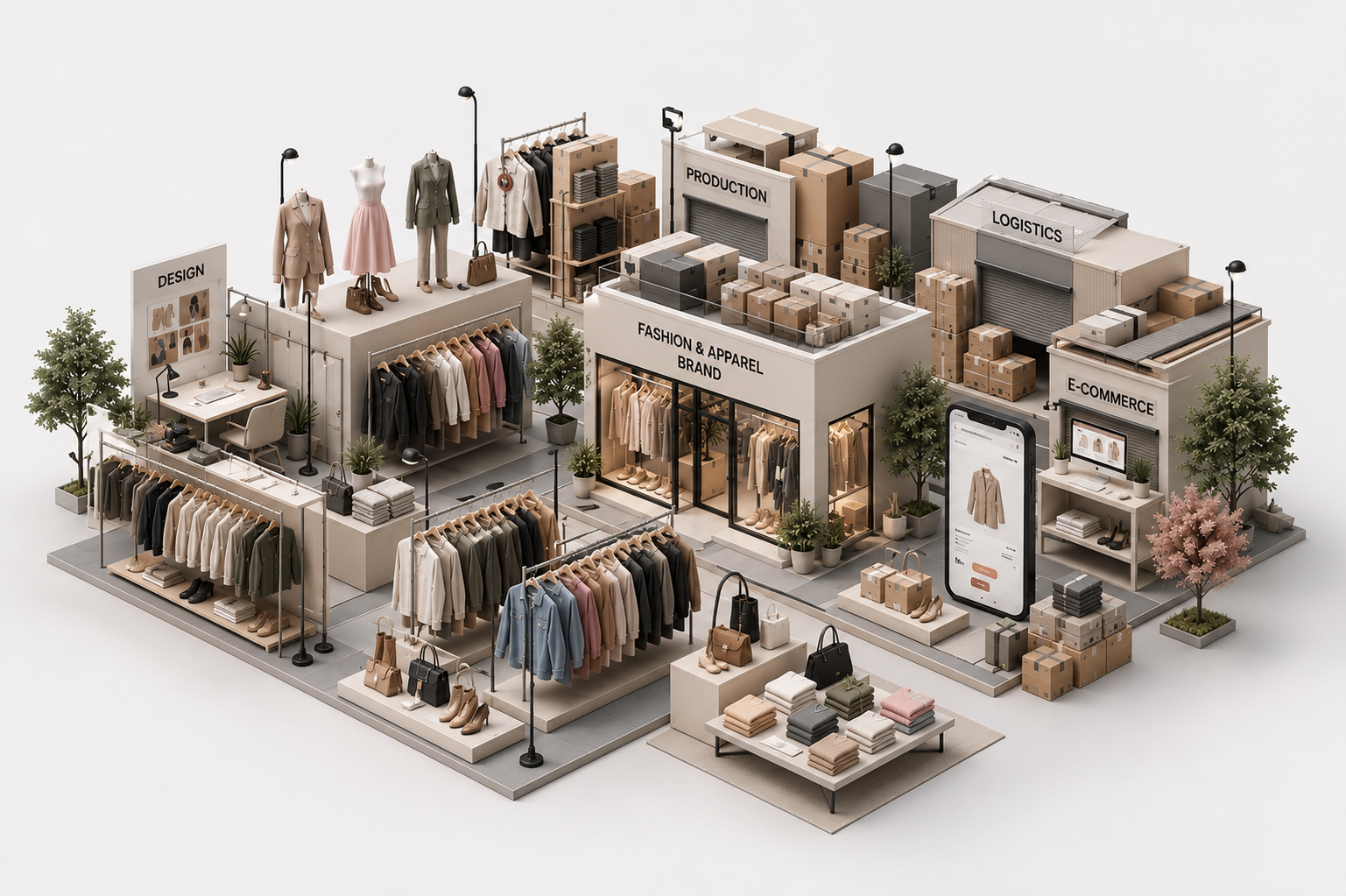 Wellness and balance retail space
